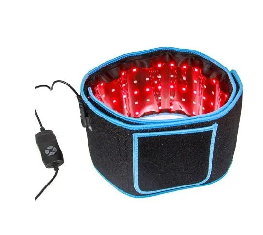 Red LED Light Therapy Belt - Portable Red Light Therapy Belt for Body Slimming and Pain Relief