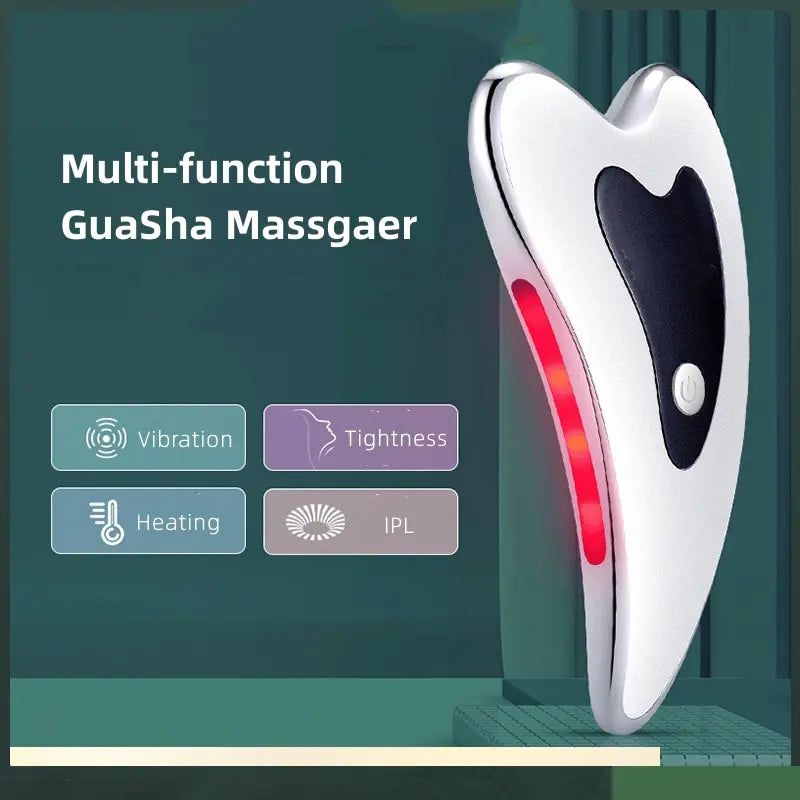 Smart electric Gua Sha LED Face and Neck Lifting and slimming