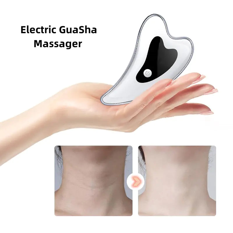 Smart electric Gua Sha LED Face and Neck Lifting and slimming