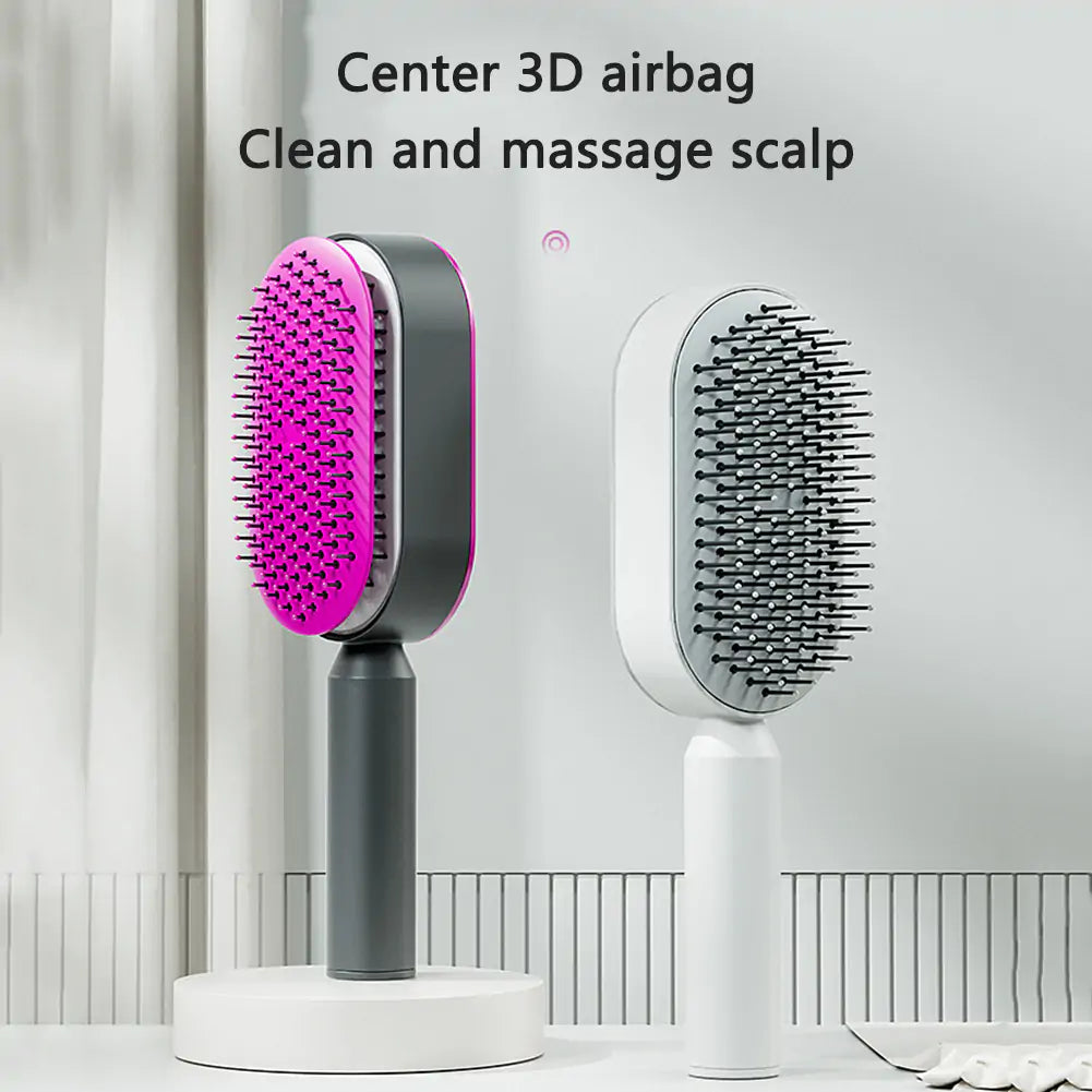 Self Cleaning Anti-Static Hair Brush