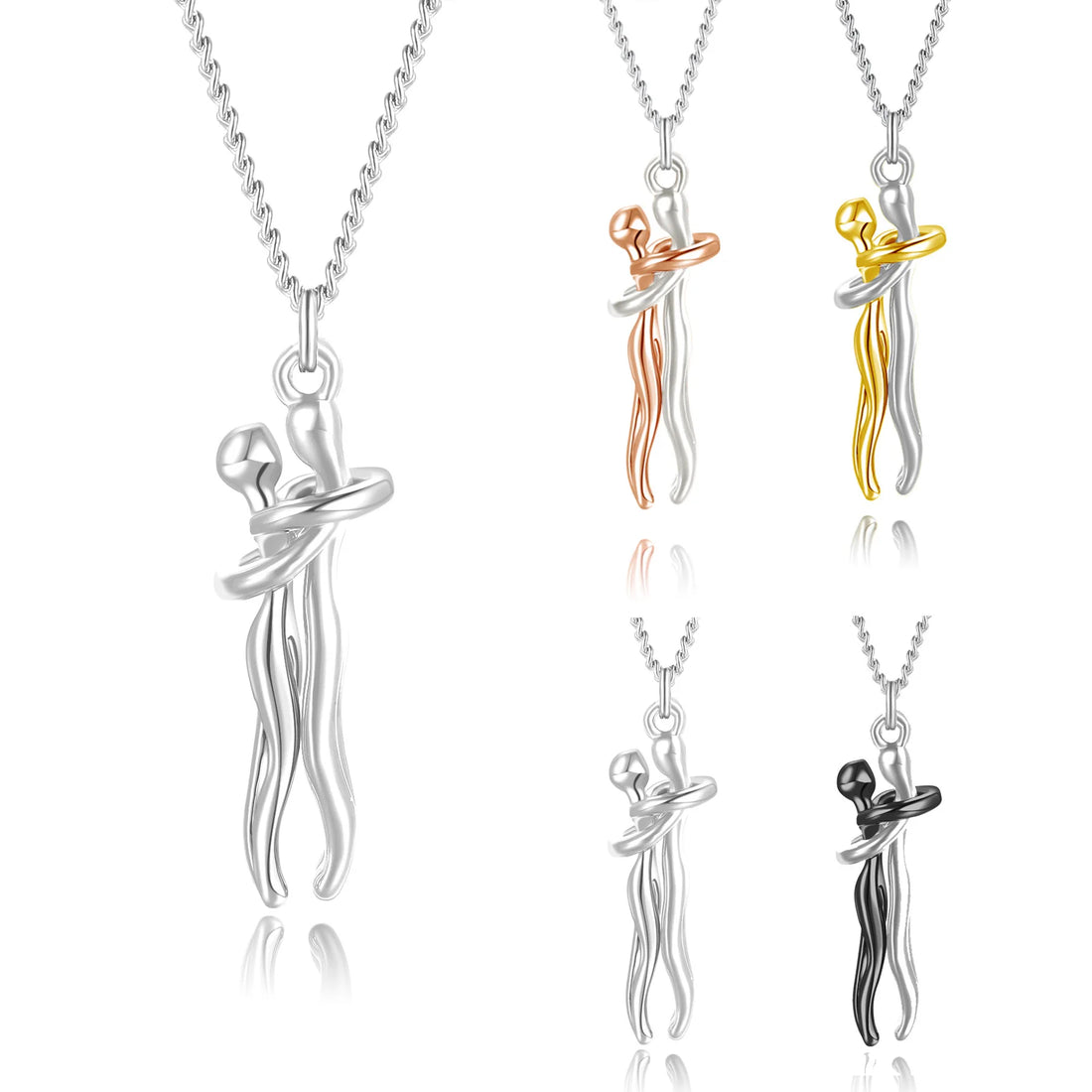 Hugging Pendant Necklace