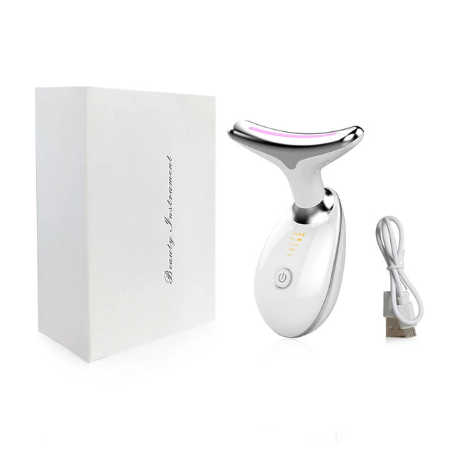 Neck and Face Lifting Massager LED+EMS Skin Tightening Device