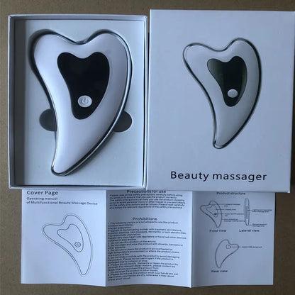 Smart electric Gua Sha LED Face and Neck Lifting and slimming
